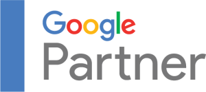 Official Google Partner logo showing certified digital marketing partnership and advertising excellence.