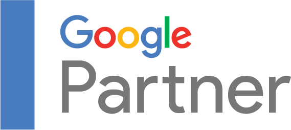 Official Google Partner logo showing certified digital marketing partnership and advertising excellence.